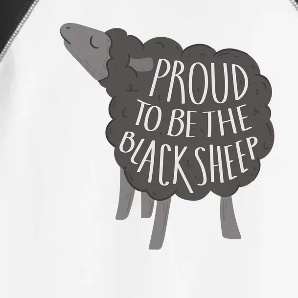 Proud To Be The Black Sheep Toddler Fine Jersey T-Shirt