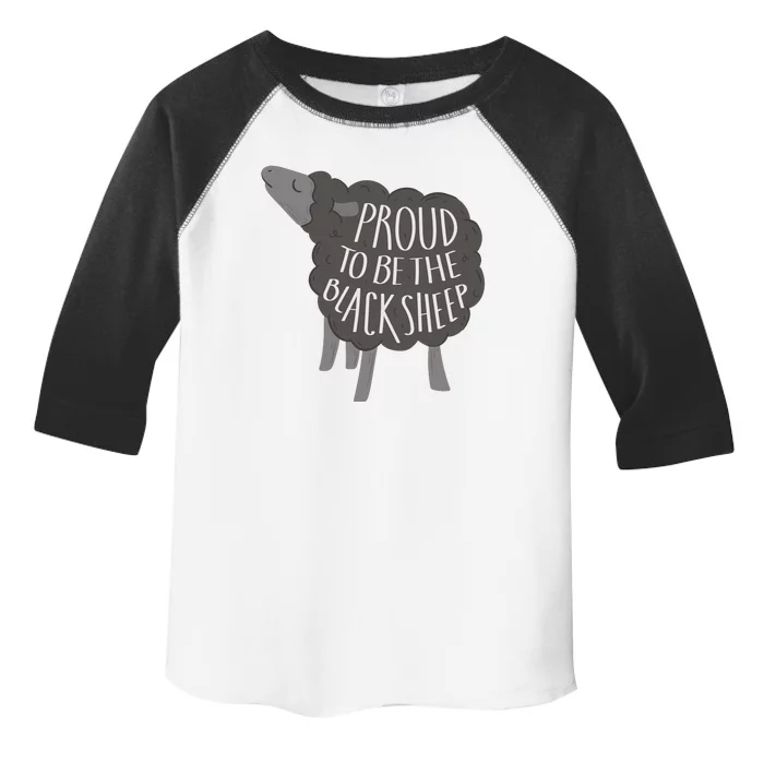 Proud To Be The Black Sheep Toddler Fine Jersey T-Shirt