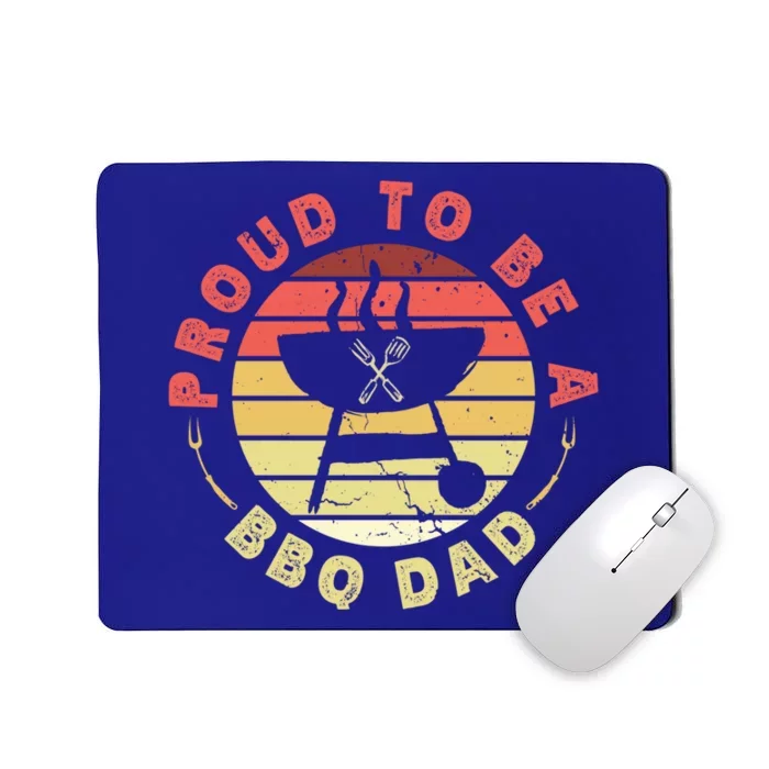 Proud To Be Bbq Dad Fathers Day Grill Gift Mousepad