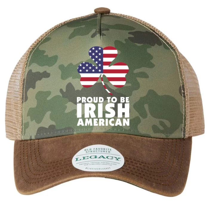 Proud To Be Irish American Gift Legacy Tie Dye Trucker Hat