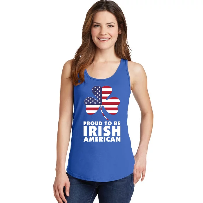 Proud To Be Irish American Gift Ladies Essential Tank