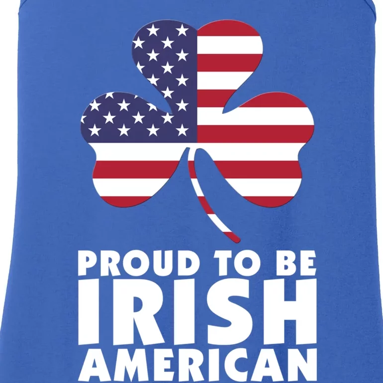 Proud To Be Irish American Gift Ladies Essential Tank