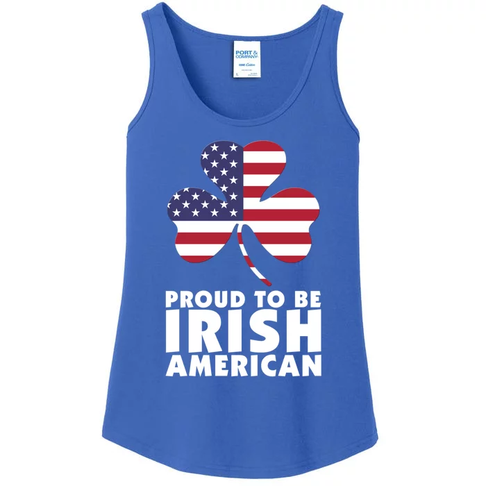 Proud To Be Irish American Gift Ladies Essential Tank