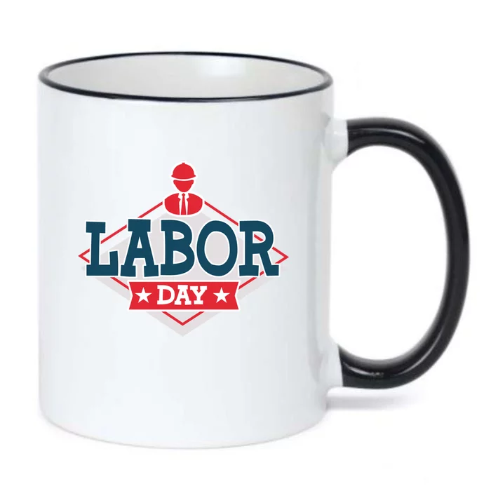 Proud To Be American Patriot Union Skilled Worker Labor Day Gift Black Color Changing Mug