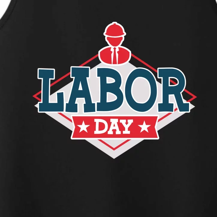 Proud To Be American Patriot Union Skilled Worker Labor Day Gift Performance Tank