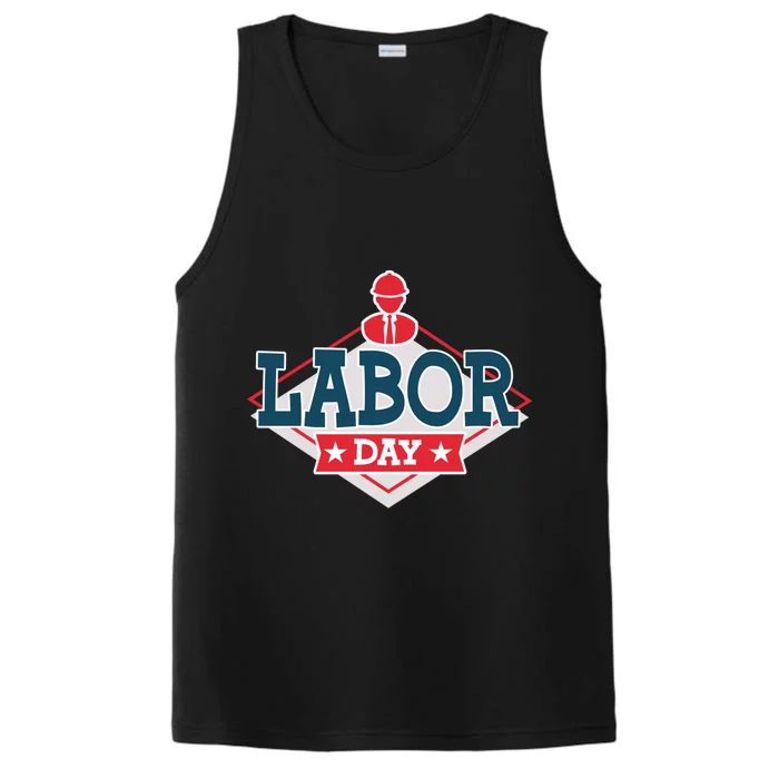 Proud To Be American Patriot Union Skilled Worker Labor Day Gift Performance Tank