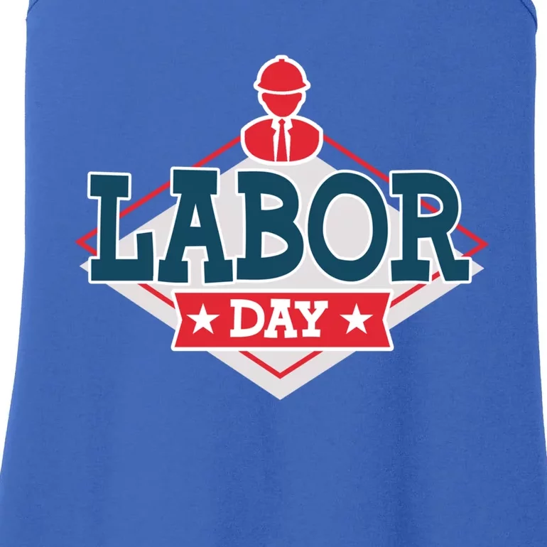 Proud To Be American Patriot Union Skilled Worker Labor Day Gift Ladies Essential Tank