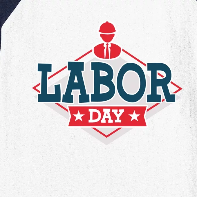 Proud To Be American Patriot Union Skilled Worker Labor Day Gift Baseball Sleeve Shirt