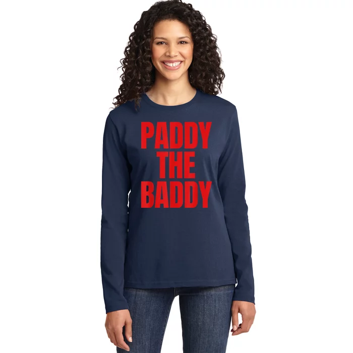 Paddy The Baddy Ladies Long Sleeve Shirt