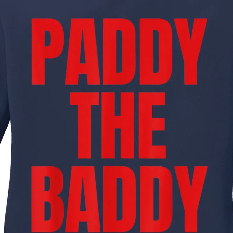 Paddy The Baddy Ladies Long Sleeve Shirt