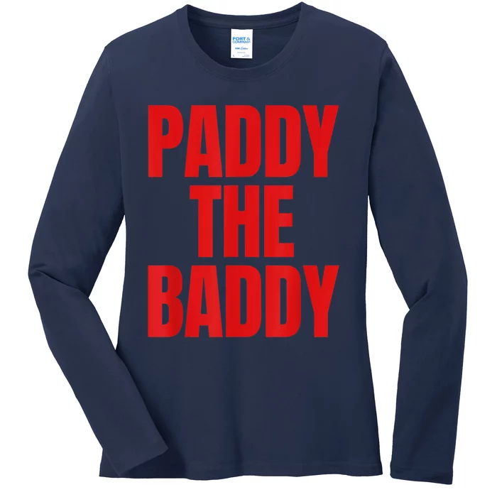 Paddy The Baddy Ladies Long Sleeve Shirt