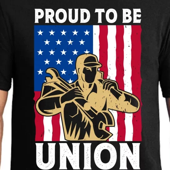 Proud To Be Union Happy Labor Day Great Gift Pajama Set