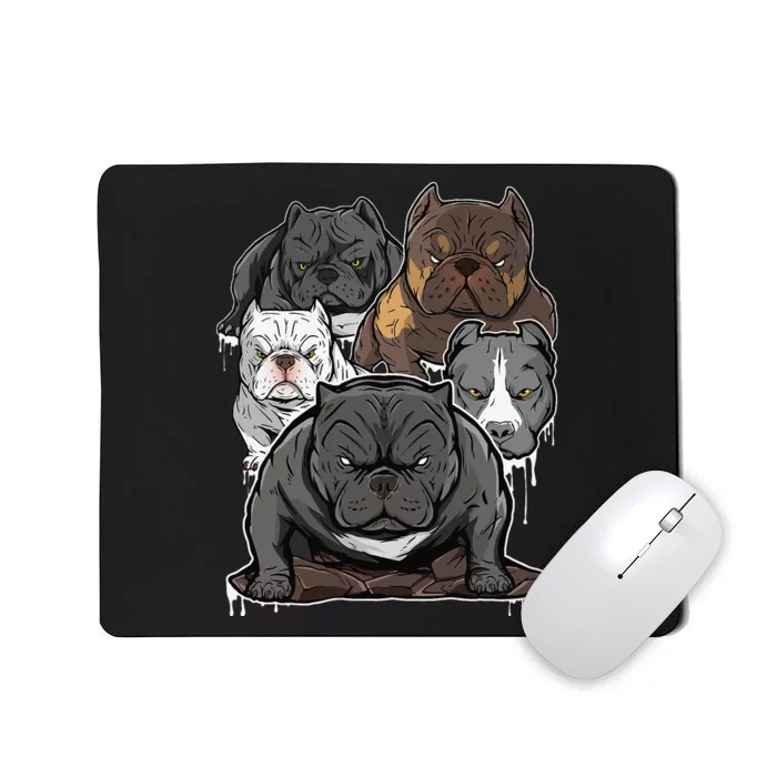 Pitbull terrier Bully American bullies dog Mousepad