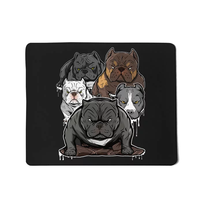 Pitbull terrier Bully American bullies dog Mousepad