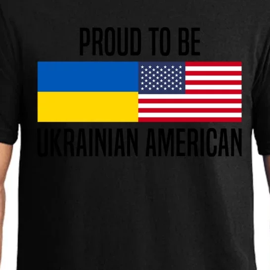 Proud To Be Ukrainian American Meaningful Gift Pajama Set