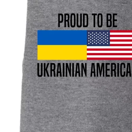 Proud To Be Ukrainian American Meaningful Gift Doggie 3-End Fleece Hoodie