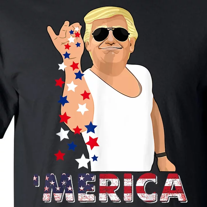 Patriotic Trump Bae 4th Of July America Freedom Day Tall T-Shirt