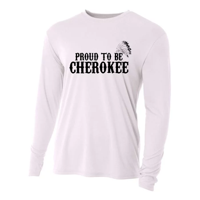 Proud To Be Cherokee Indian Shirts Native Gifts Cooling Performance Long Sleeve Crew