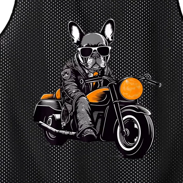 Proud To Be A Frenchie Lover Mesh Reversible Basketball Jersey Tank