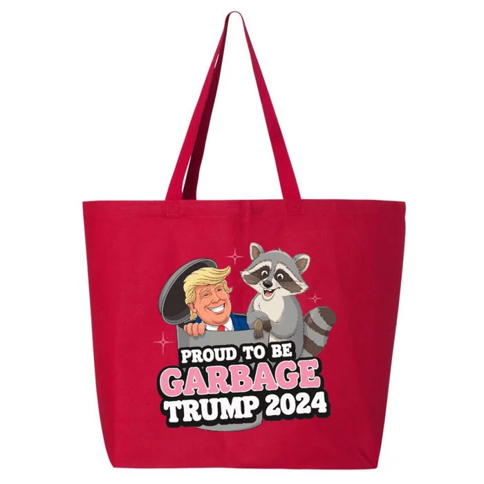 Proud To Be Garbage Vote Trump President 2024 25L Jumbo Tote