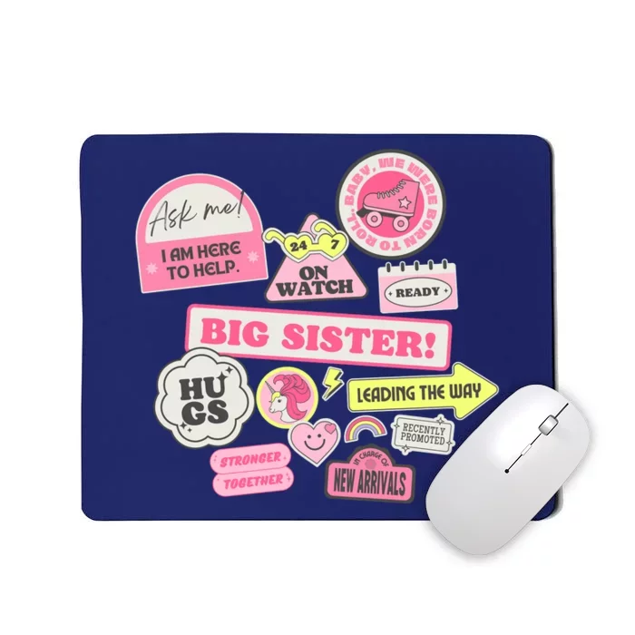 Promoted To Big Sister Cute Gift Mousepad