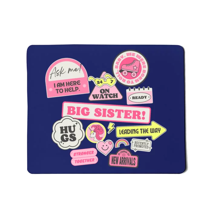 Promoted To Big Sister Cute Gift Mousepad