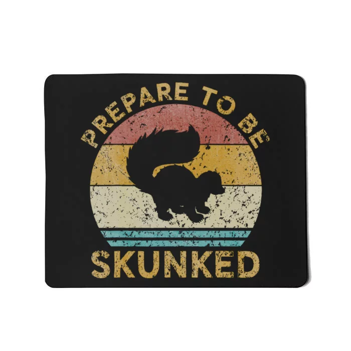 Prepare To Be Skunked Cribbage Lovers Vintage Cribbage Game Mousepad