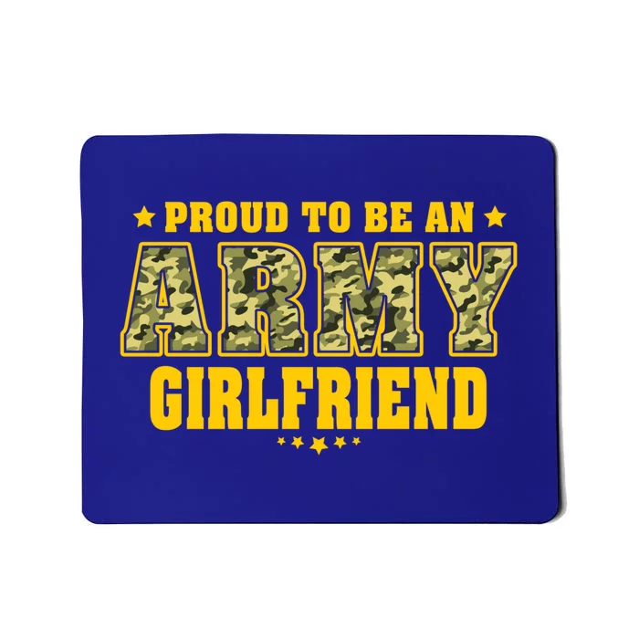 Proud To Be An Army Friend Camo Pride Military Couple Funny Gift Mousepad