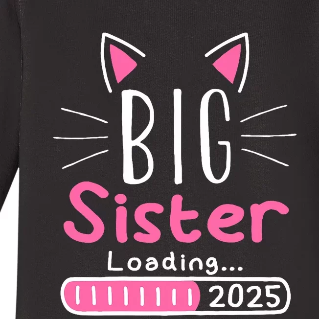 Promoted To Big Sister 2025 Im Going To Be A Big Sister 2025 Baby Long Sleeve Bodysuit