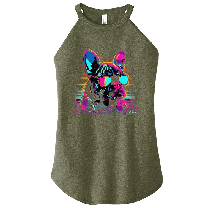 Proud To Be A Frenchie Lover Women’s Perfect Tri Rocker Tank