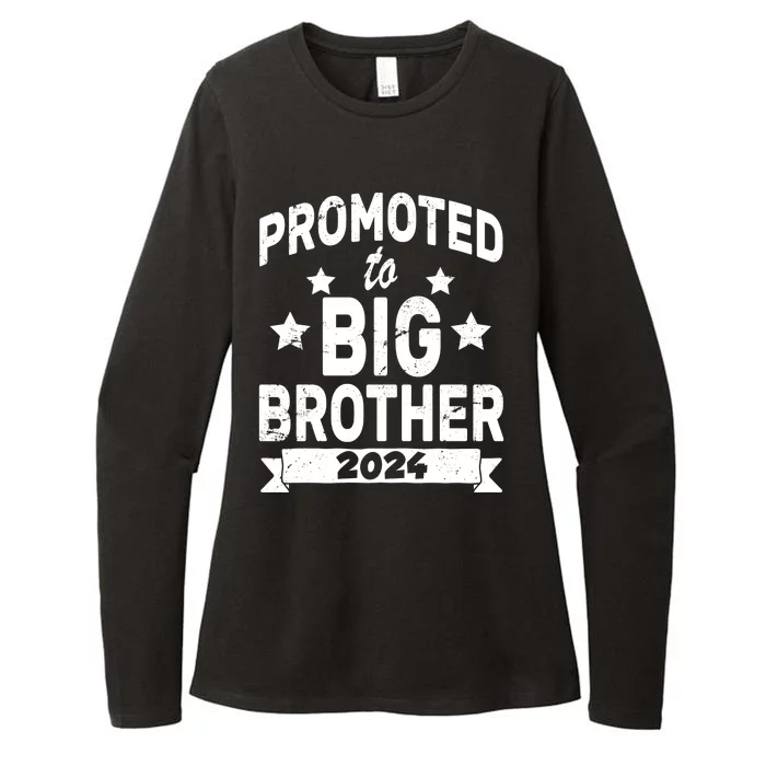 Promoted To Big Brother 2024 Womens CVC Long Sleeve Shirt