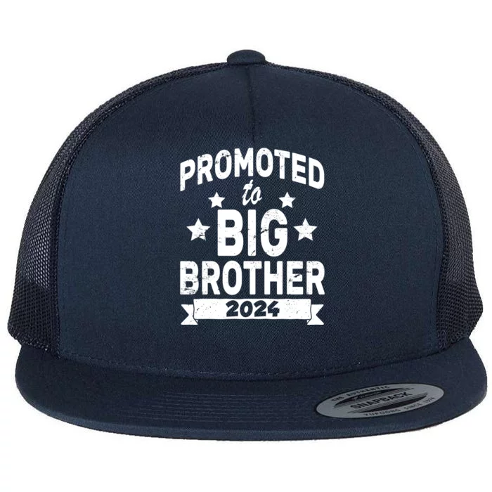 Promoted To Big Brother 2024 Flat Bill Trucker Hat