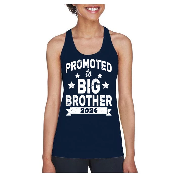 Promoted To Big Brother 2024 Women's Racerback Tank