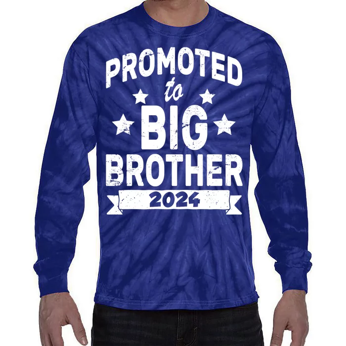 Promoted To Big Brother 2024 Tie-Dye Long Sleeve Shirt