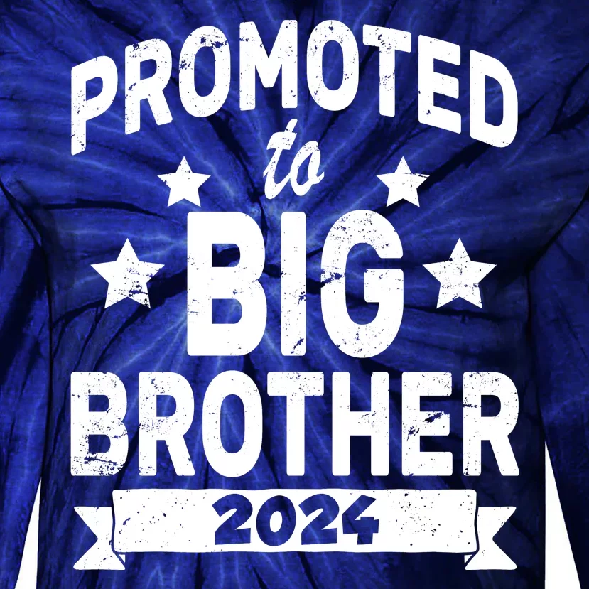 Promoted To Big Brother 2024 Tie-Dye Long Sleeve Shirt