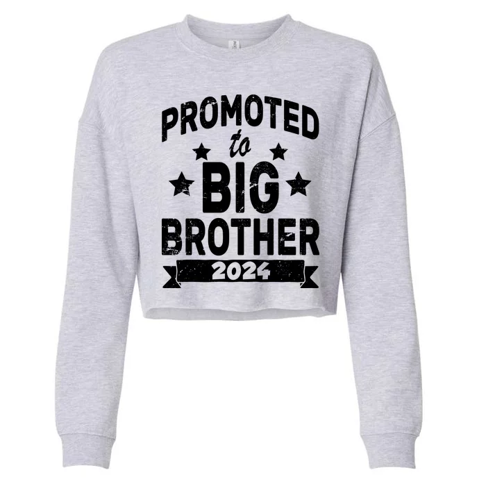 Promoted To Big Brother 2024 Cropped Pullover Crew