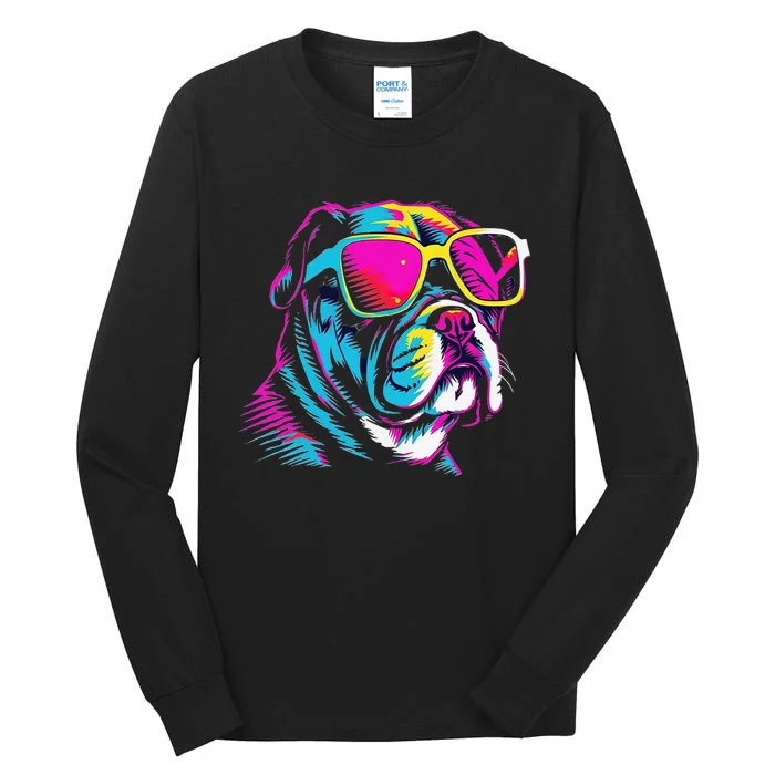 Proud To Be A Bulldog Lover Tall Long Sleeve T-Shirt