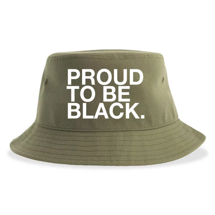 Proud To Be Black Great Gift Sustainable Bucket Hat