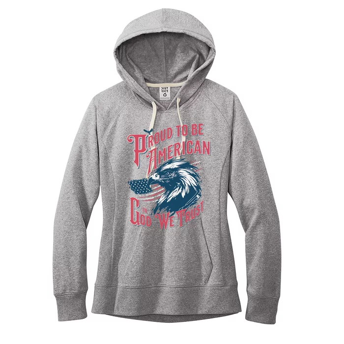 Proud To Be American Patriotic American Women's Fleece Hoodie