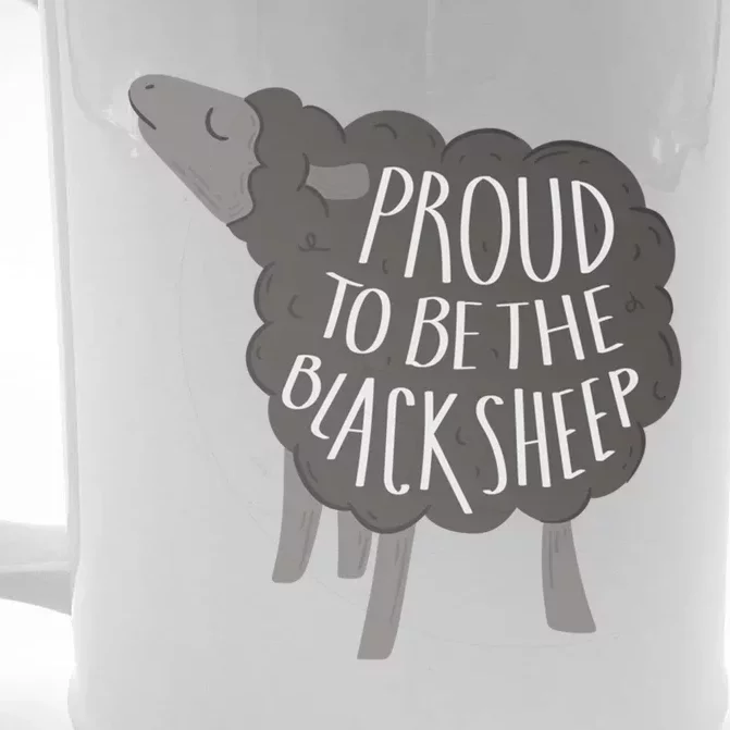 Proud To Be The Black Sheep Gift Front & Back Beer Stein