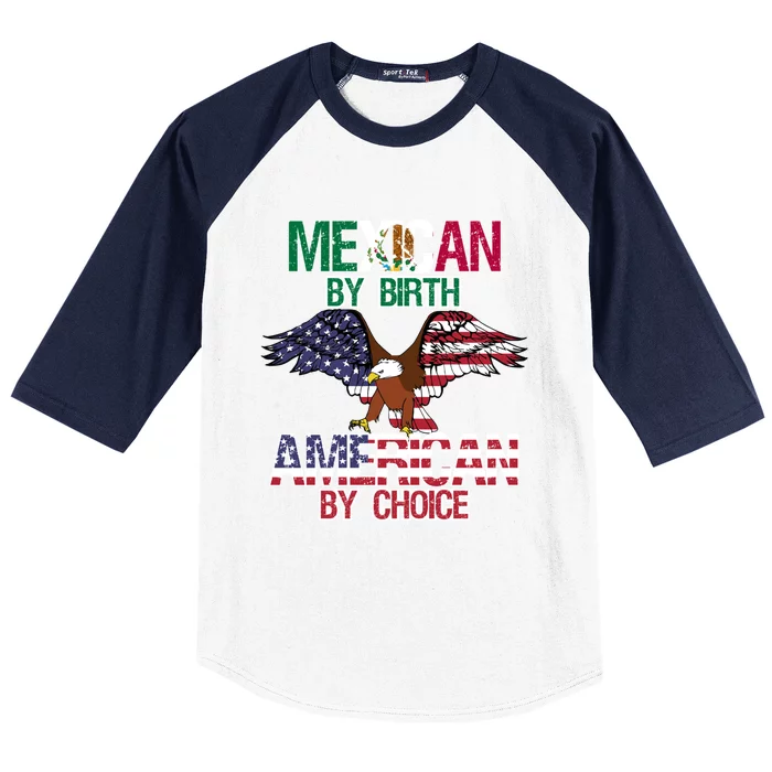 Proud To Be A Mexican American Gift Baseball Sleeve Shirt