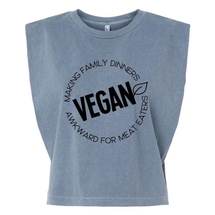 Proud To Be Vegan Garment-Dyed Women's Muscle Tee