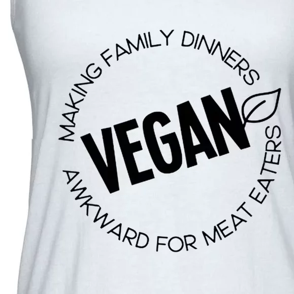 Proud To Be Vegan Ladies Essential Flowy Tank