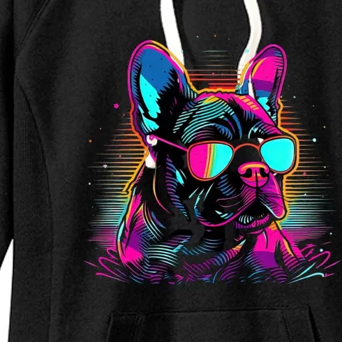 Proud To Be A Frenchie Lover Women's Fleece Hoodie