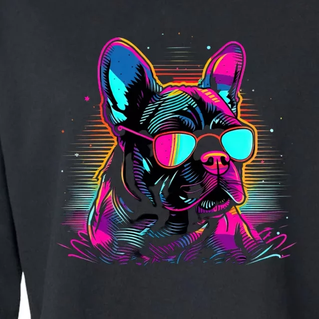 Proud To Be A Frenchie Lover Cropped Pullover Crew