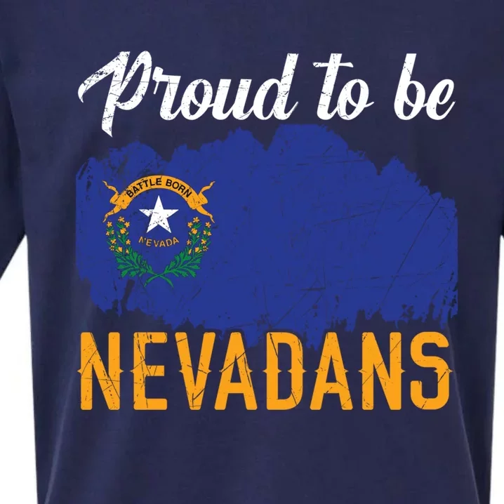 Proud To Be Nevadans Usa America Nevadians I Love Nevada Cute Gift Sueded Cloud Jersey T-Shirt