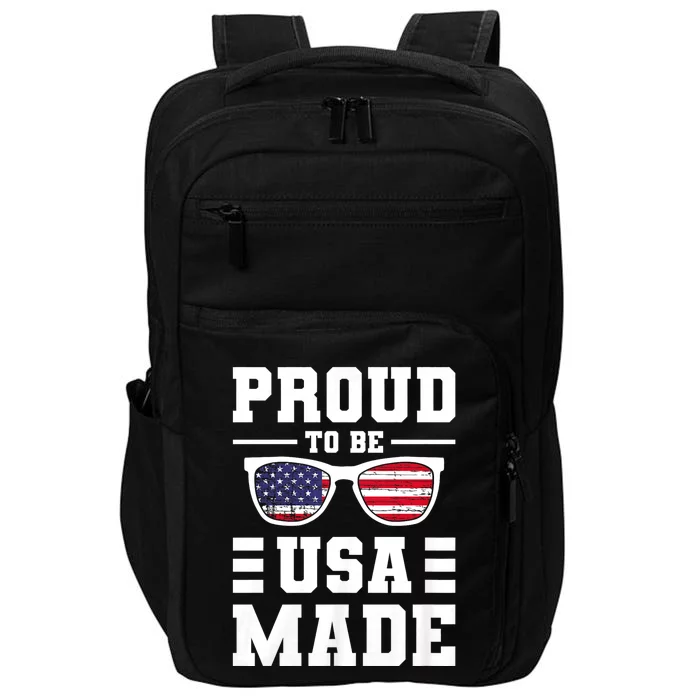 Proud To Be Usa Made Usa America Impact Tech Backpack