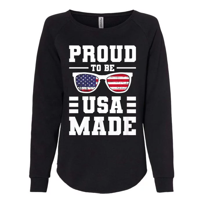 Proud To Be Usa Made Usa America Womens California Wash Sweatshirt