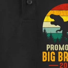 Promoted To Big Brother 2024 Dinosaur Family Matching Trex Dry Zone Grid Performance Polo