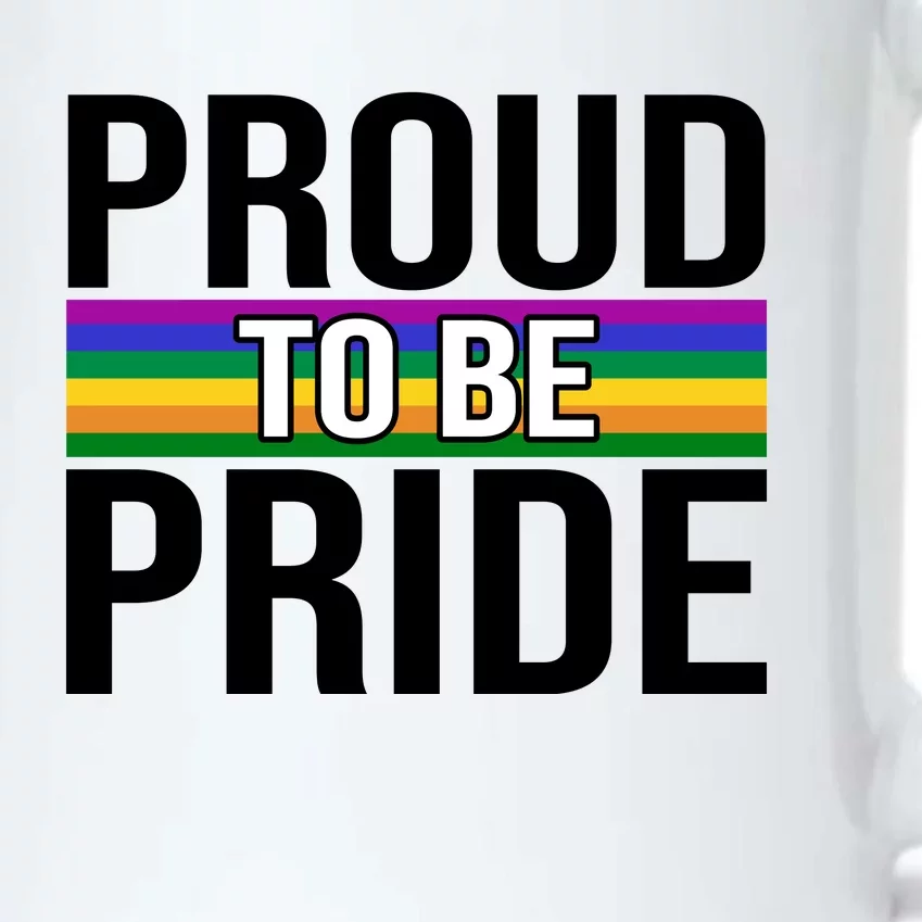 Proud To Be Pride Black Color Changing Mug